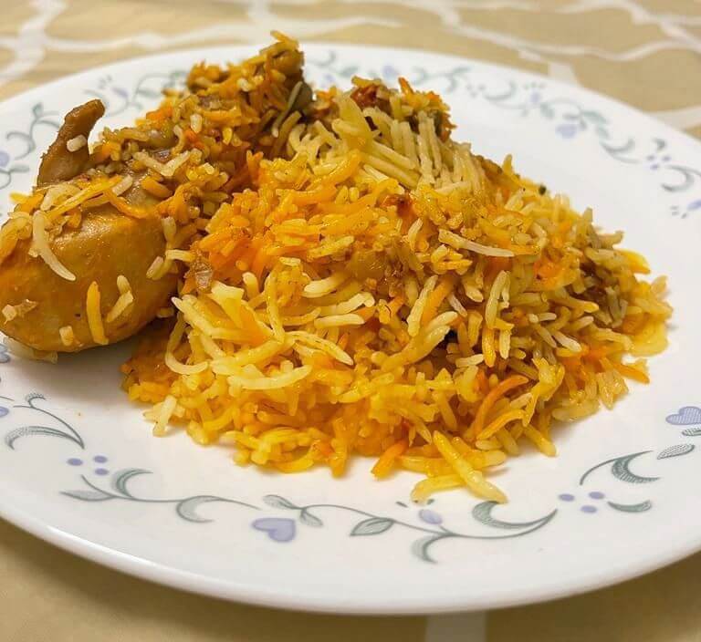 Chicken biryani