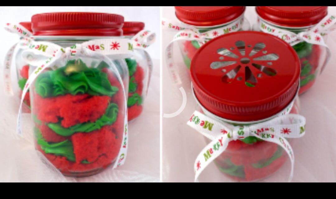 Eggless vanila jar cake