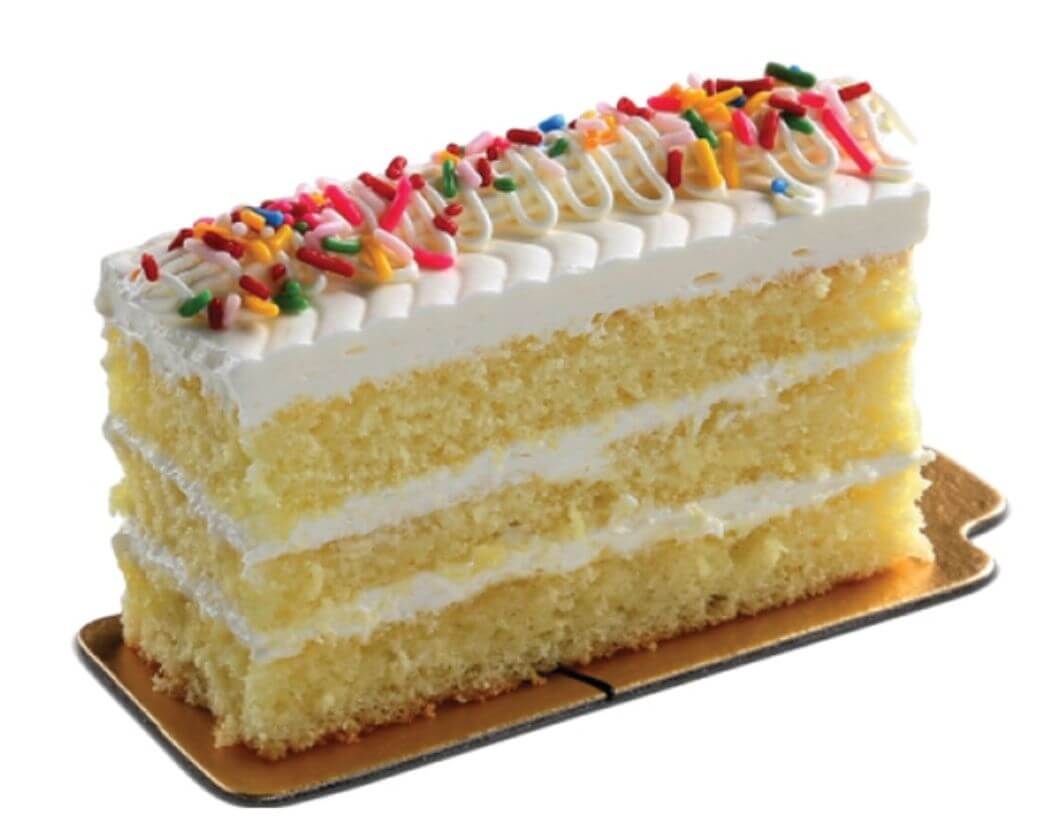 Eggless vanilla pastry.