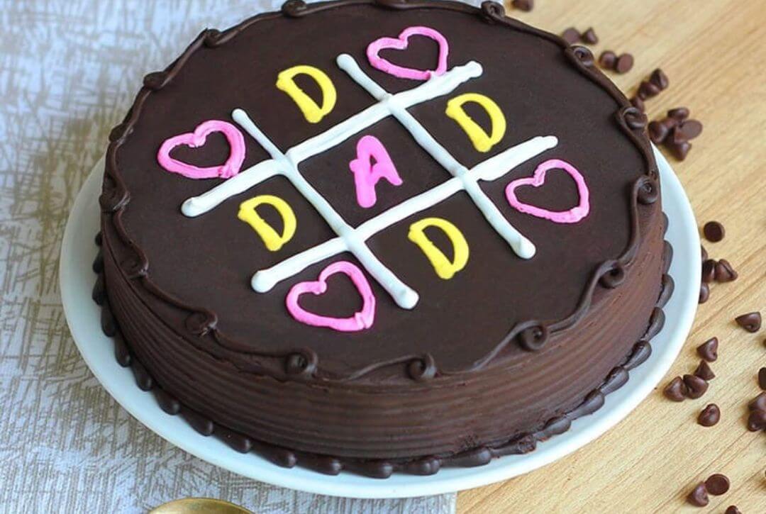 Eggless chocolate truffle cake