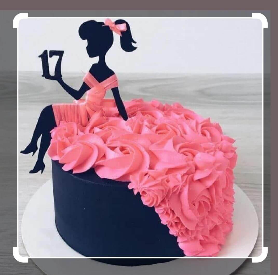 Eggless blueberry cake