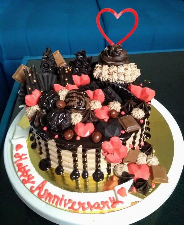 eggless chocolate cake