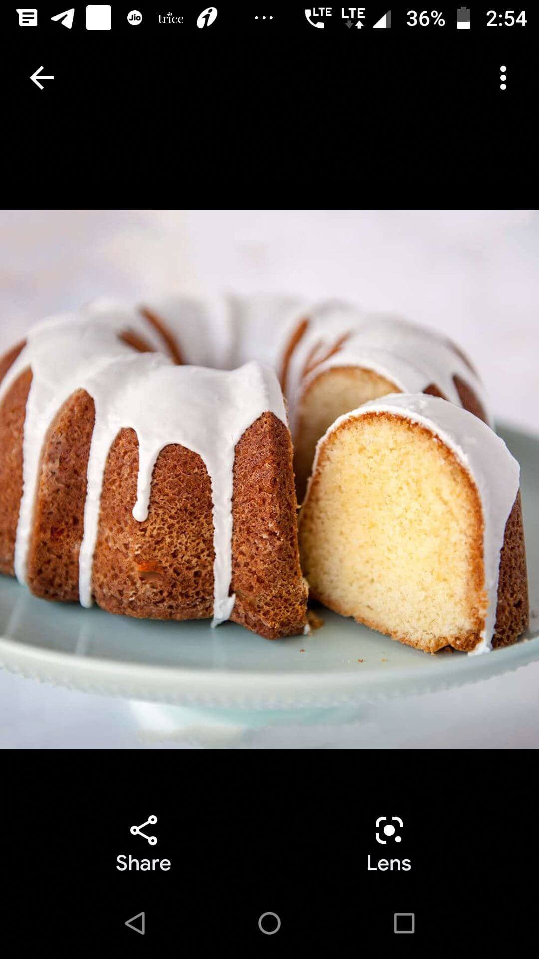 Eggless whole wheat with jaggery Bondt cake.