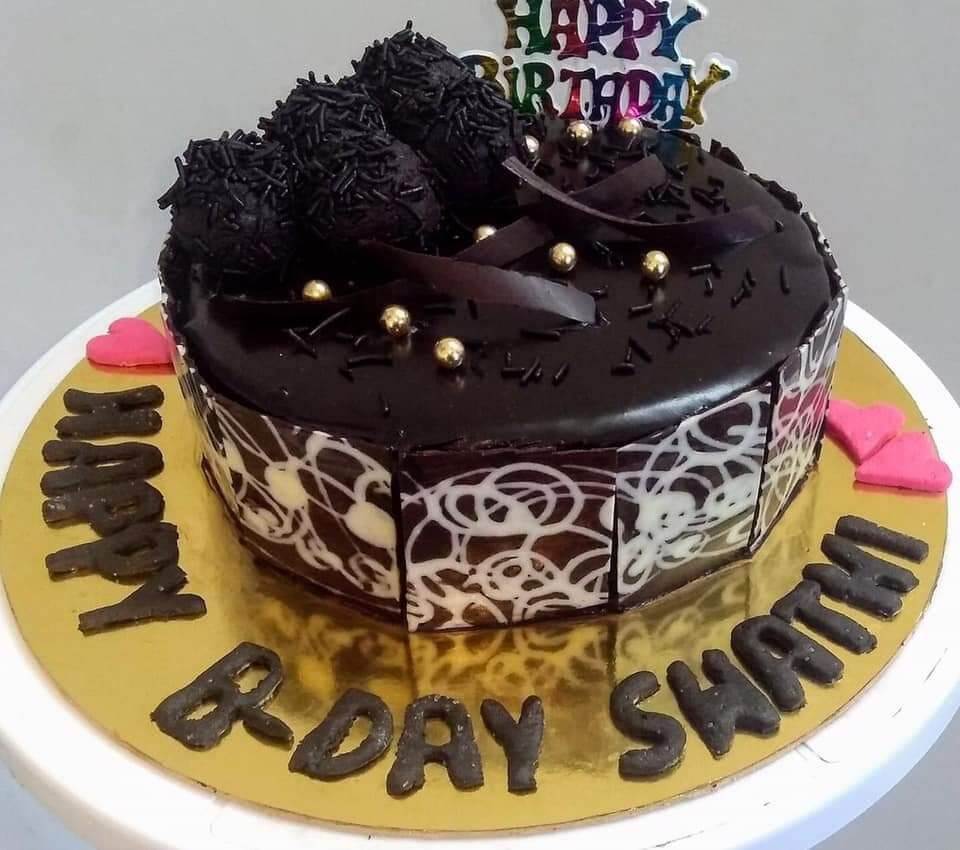Chocolate truffle cake