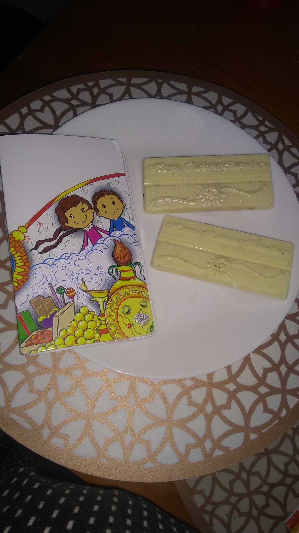 Coconut Rakhi chocolate bar