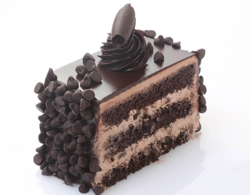 Eggless chocolate pastry.