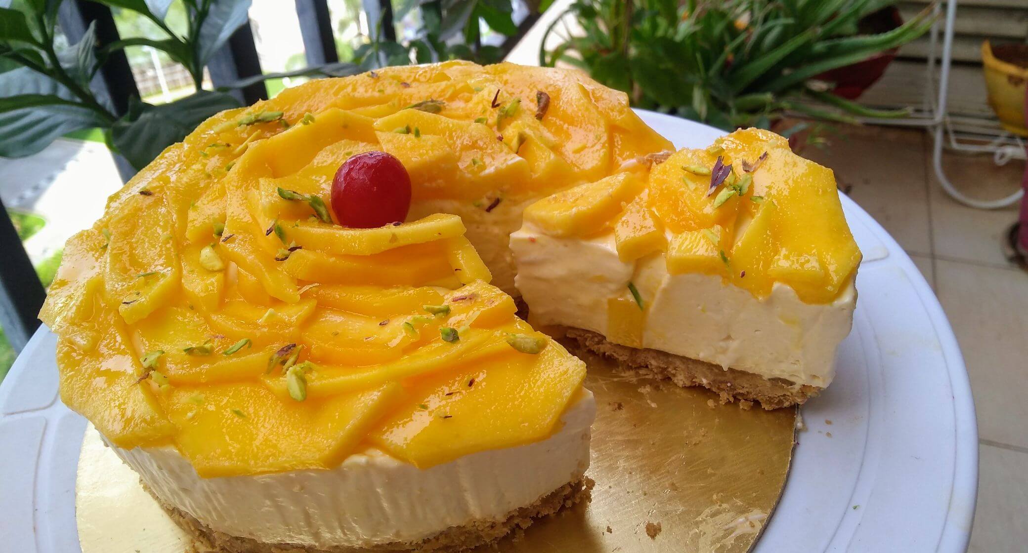 mango cheese cake