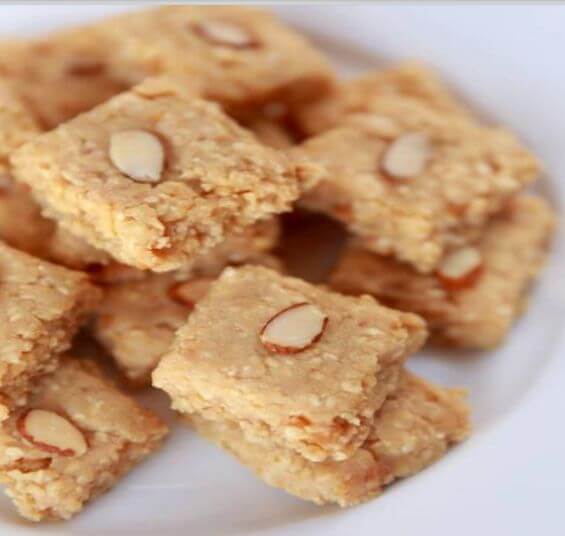 TILL SUGAR COCONUT MAVA BARFI