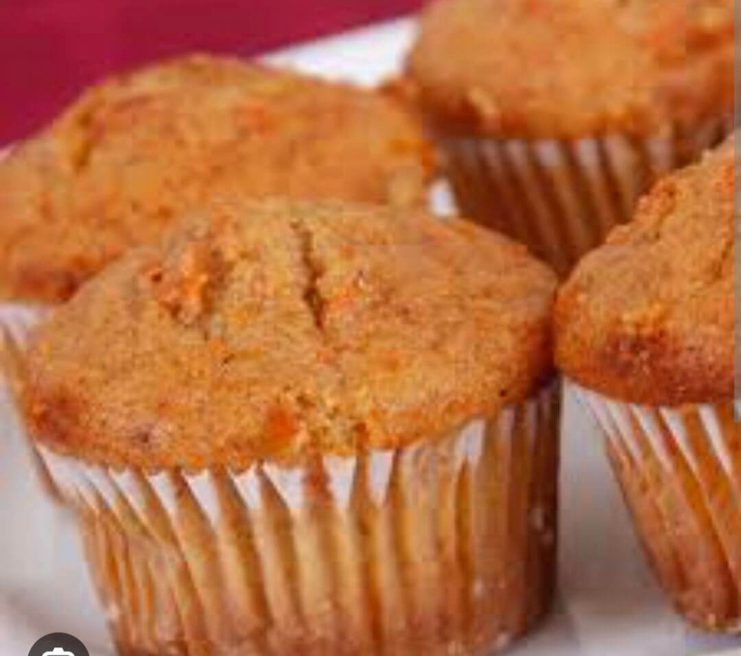 Carrot ginger muffins