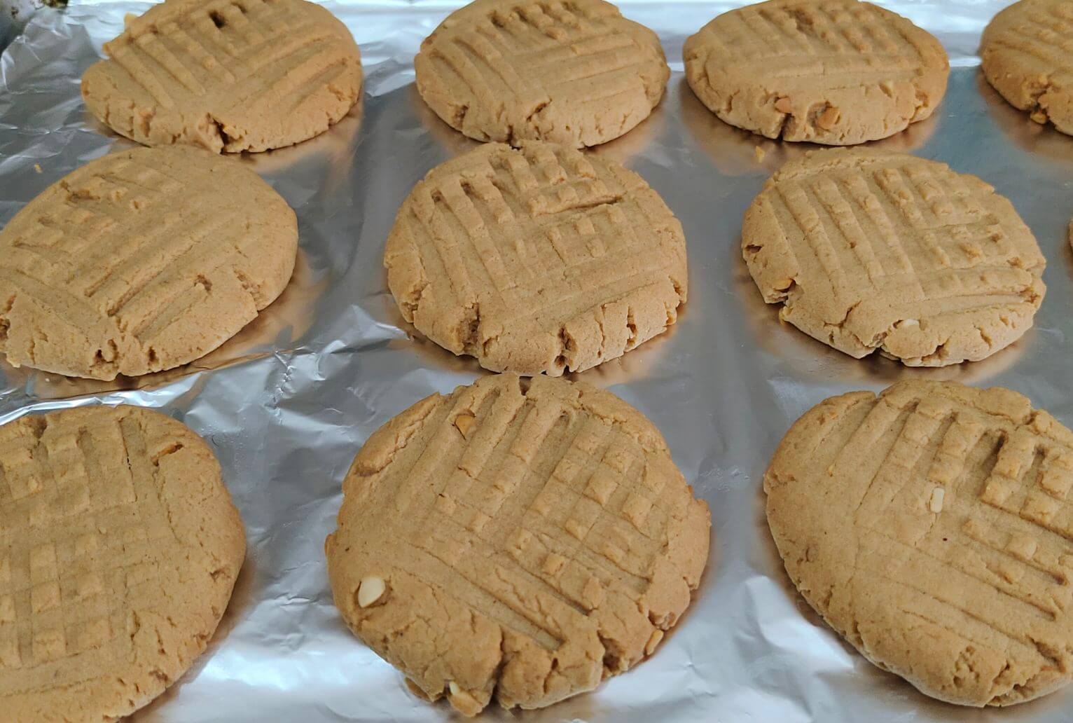 Whole Wheat peanut butter cookies