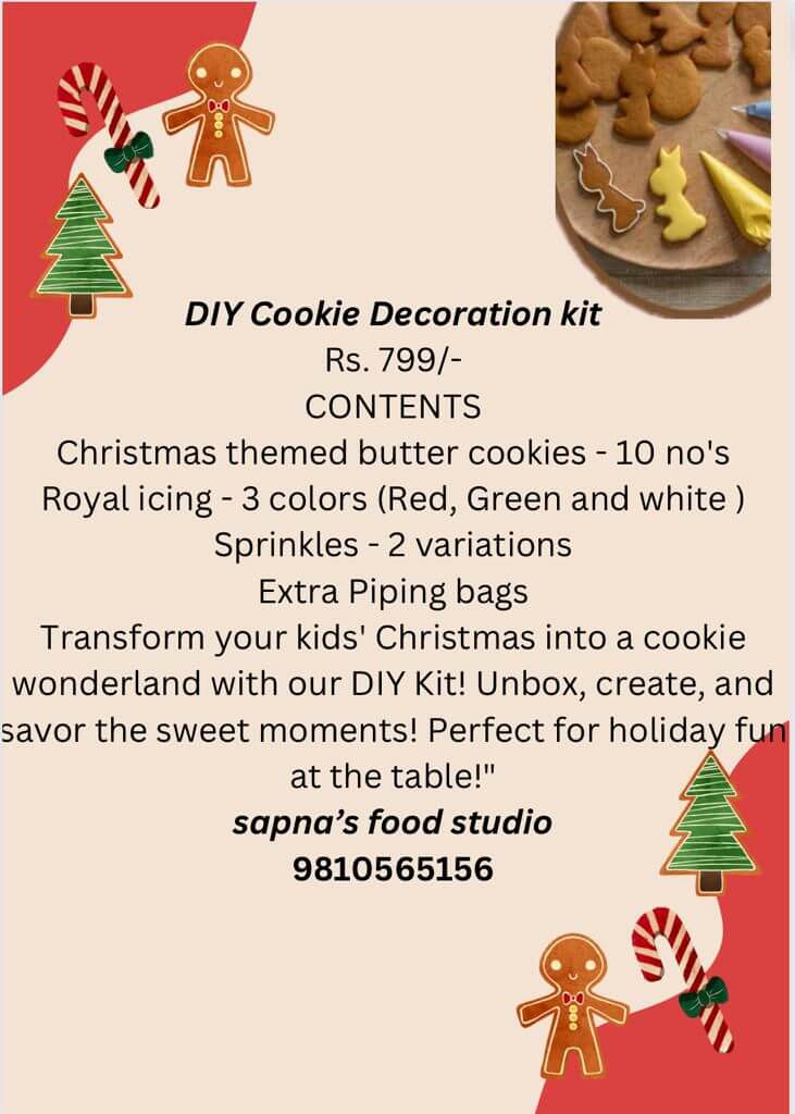 DIY cookies decoration kit
