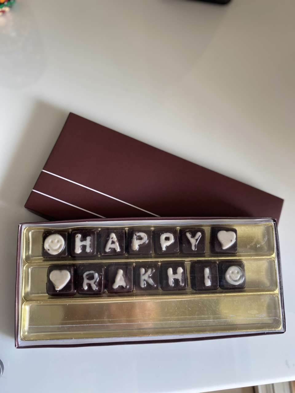 chocolate Message box