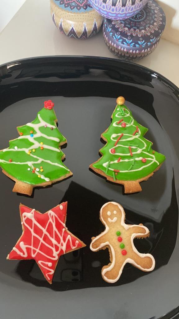 Christmas eggless Butter cookies