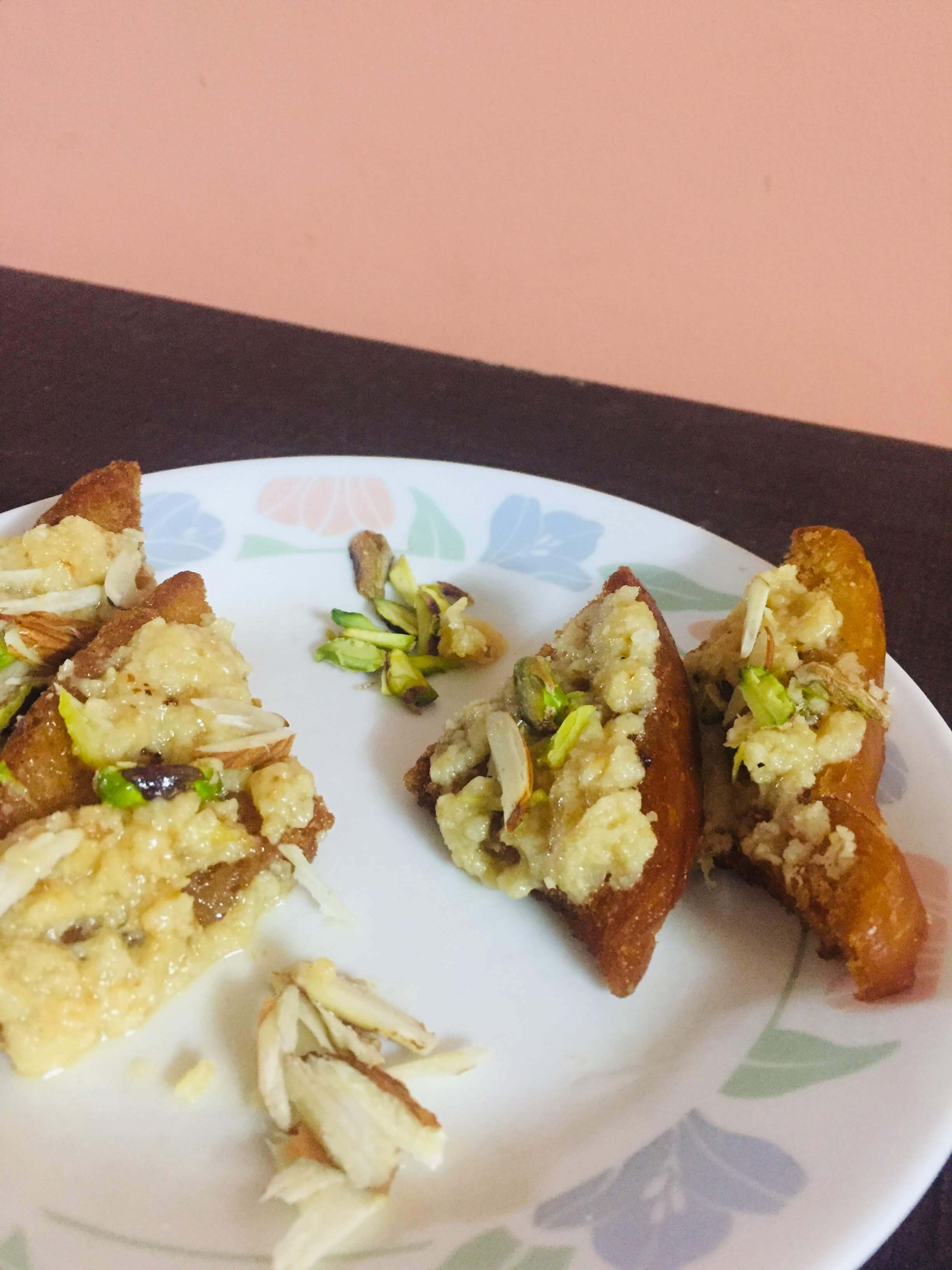 Shahi toast made in desi ghee