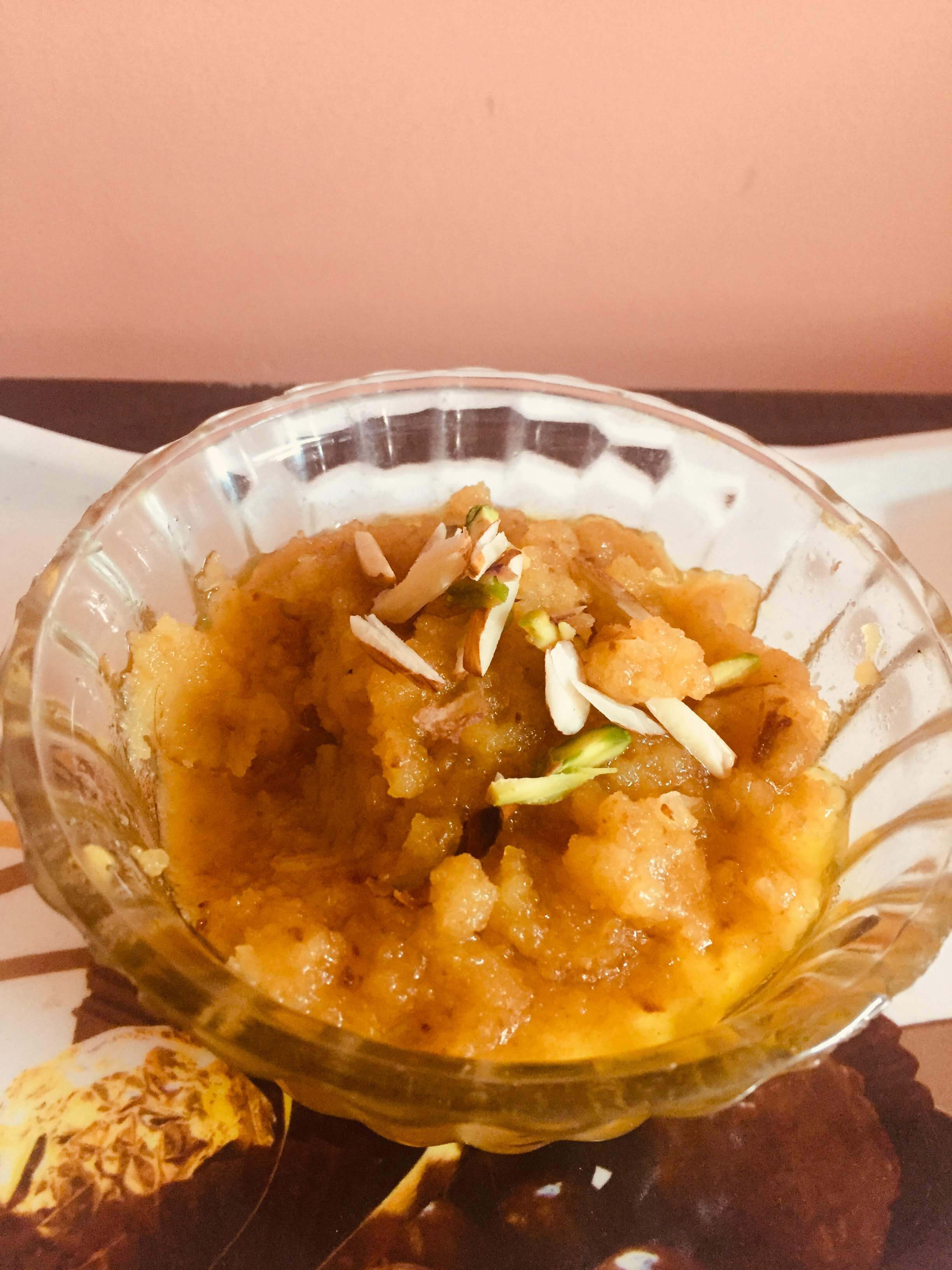 Moong dal halwa