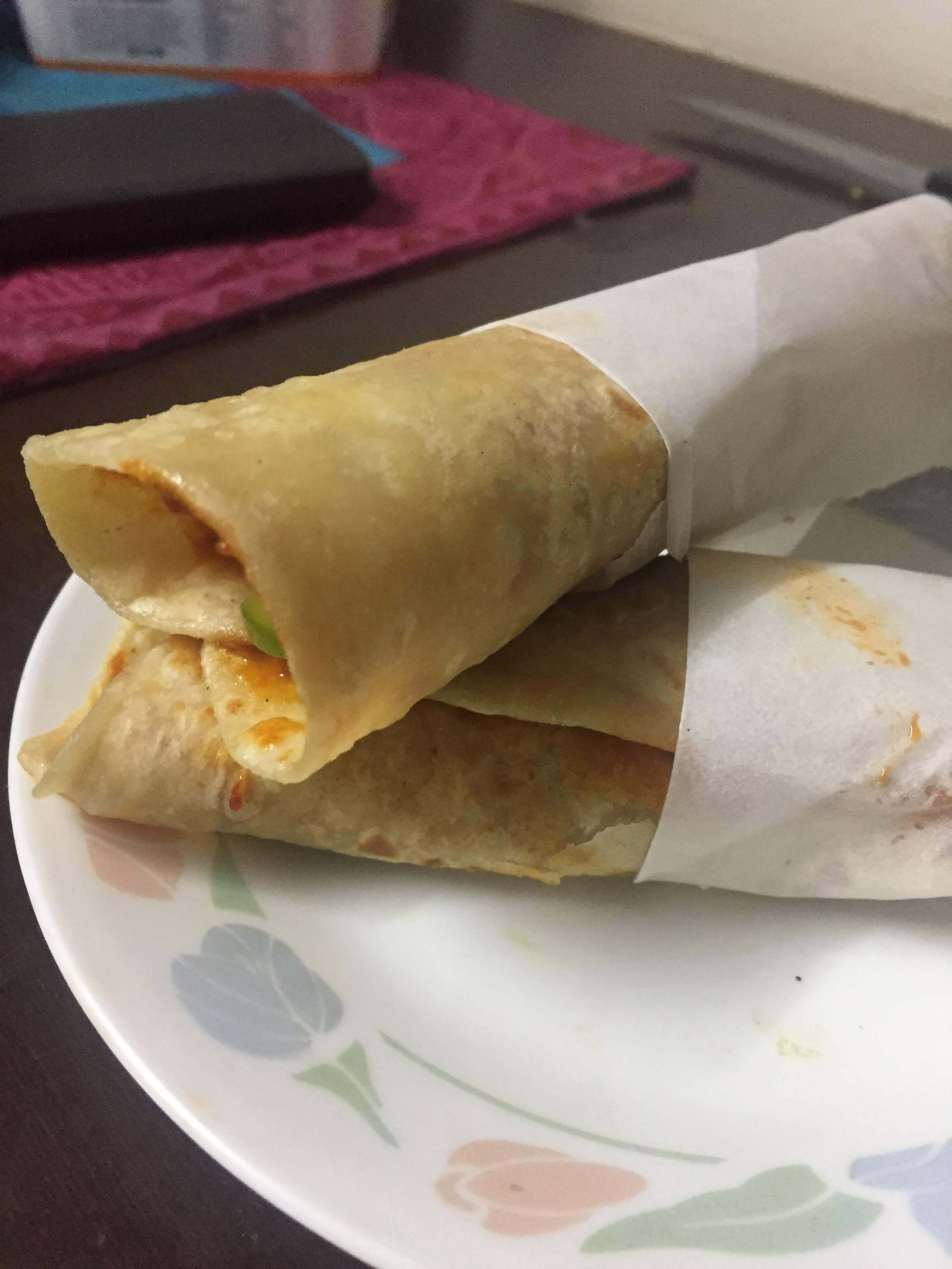 schezwan paneer wrap