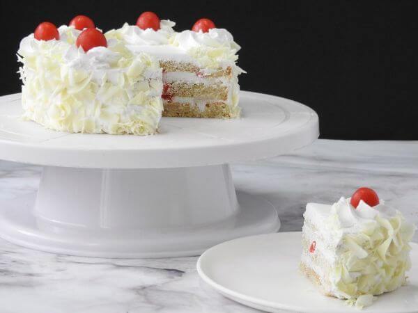 White Forest Cake