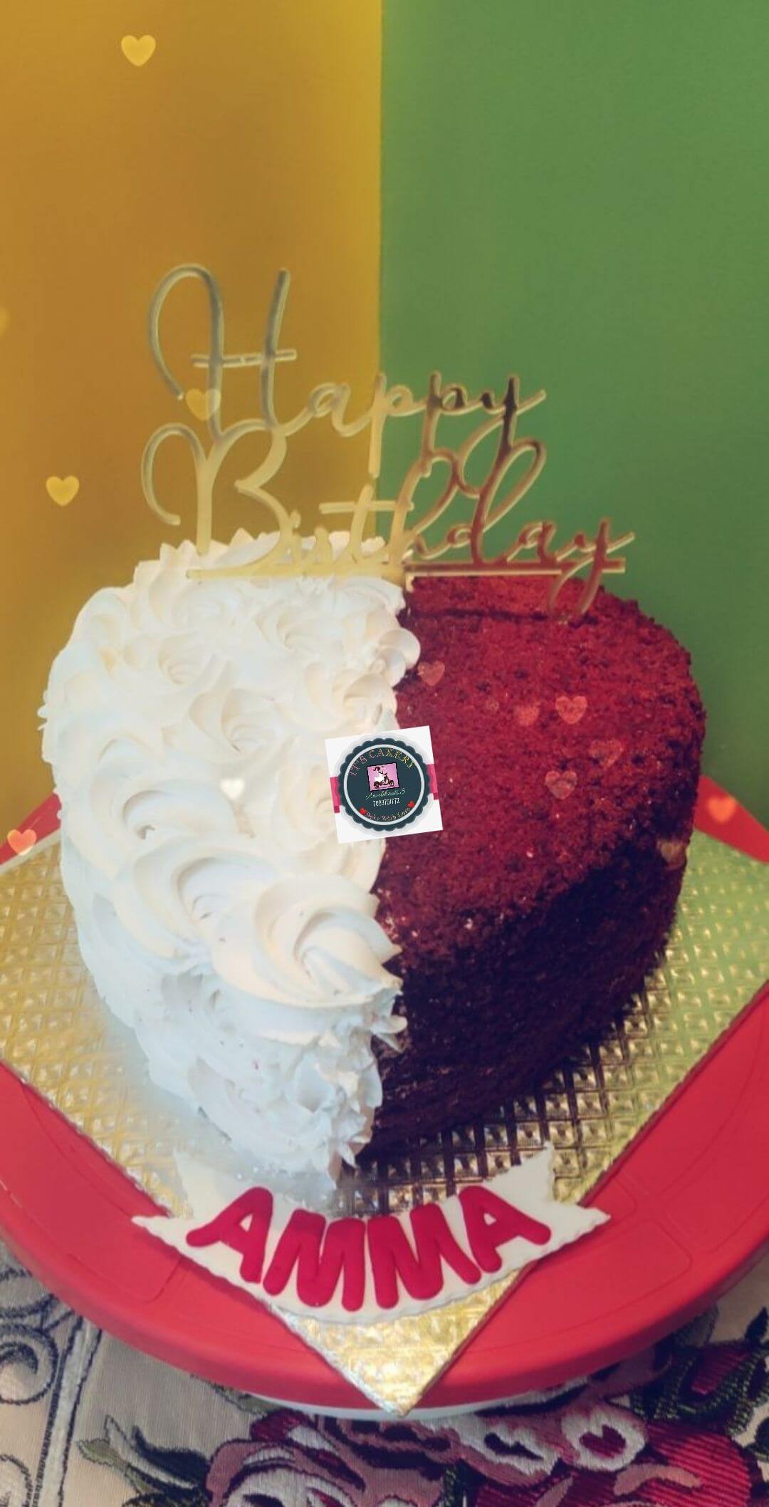 Red Velvet Cake( Egg / Eggless) both options available