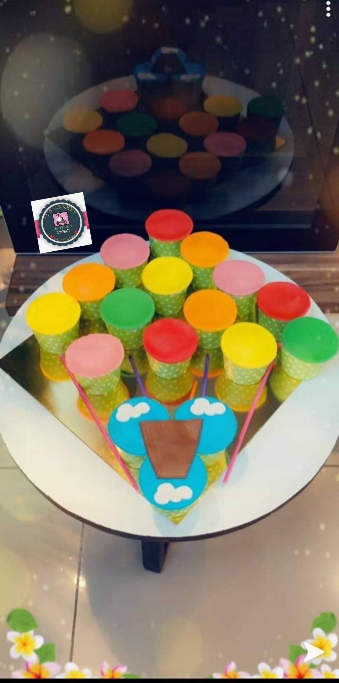 HOT AIR BALLOON CHOCOLATE CUPCAKES