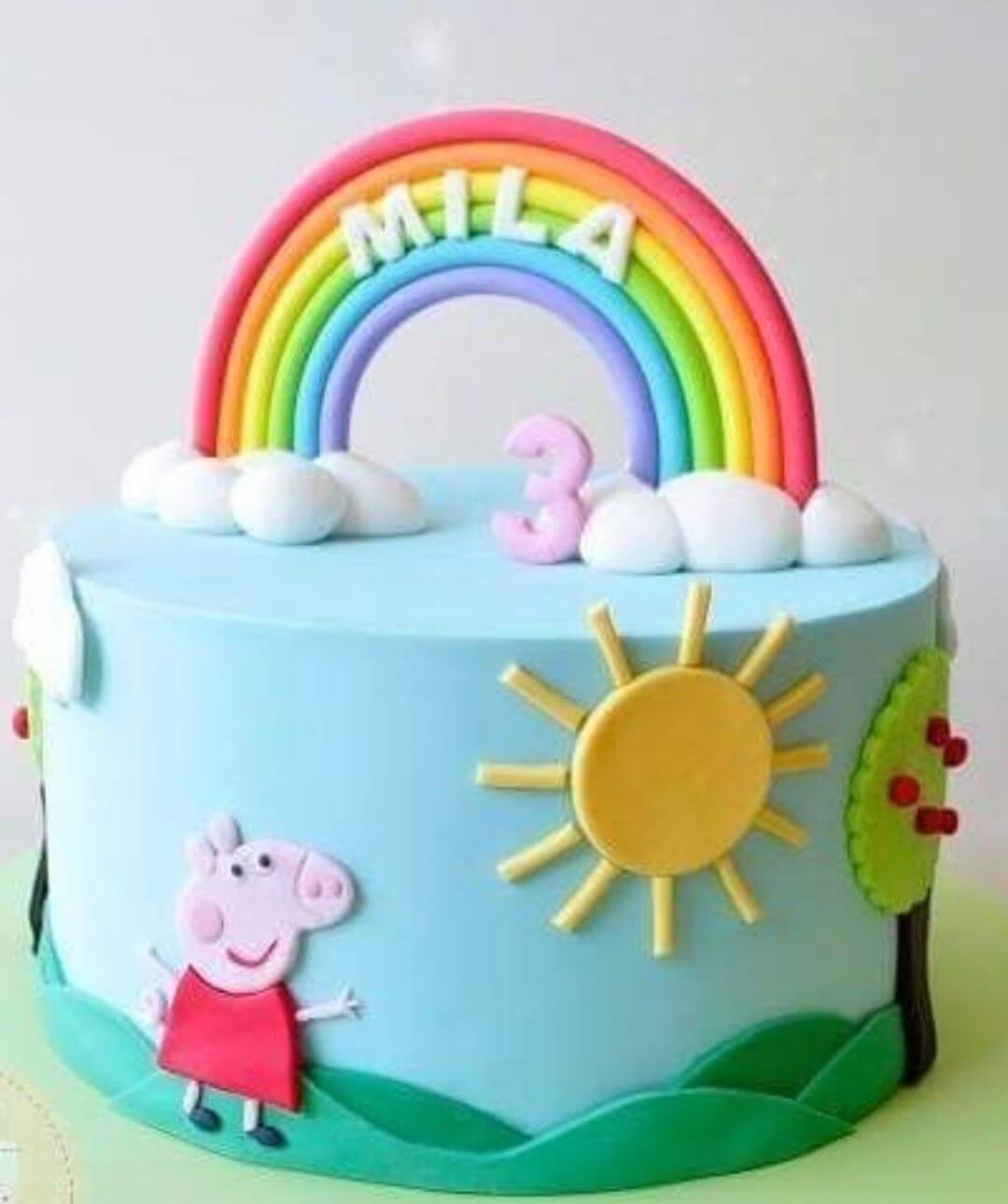 PEPA PIG THEME CAKE