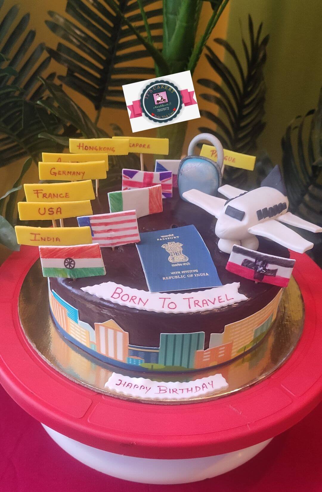 Traveller Theme Cake