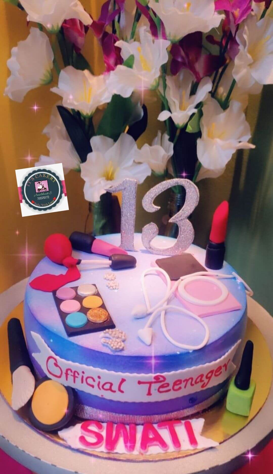 MAKE-UP THEME CAKE
