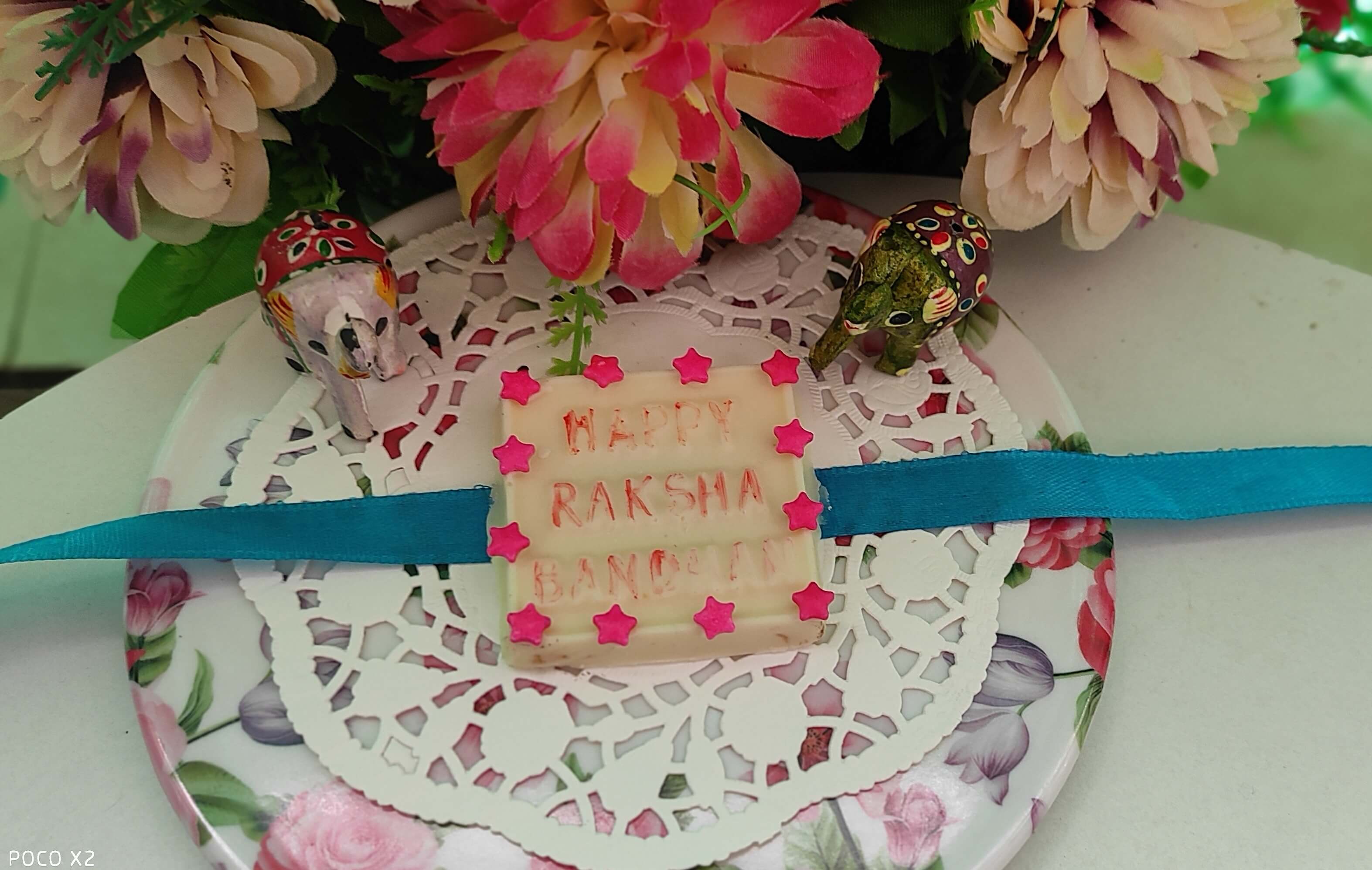 Happy Rakhsha Bandhan Edible Rakhi