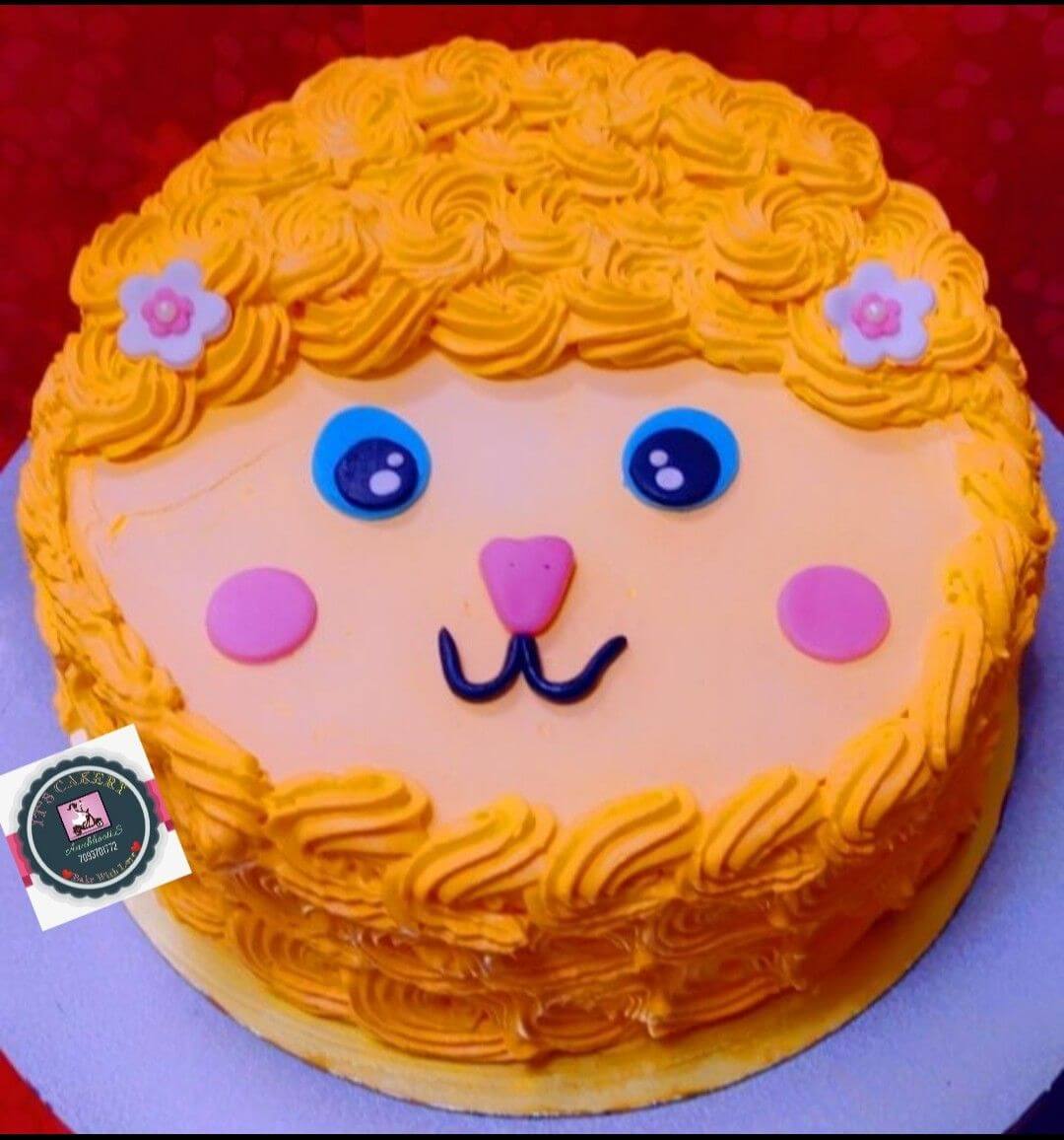 Orange Sheep Cake