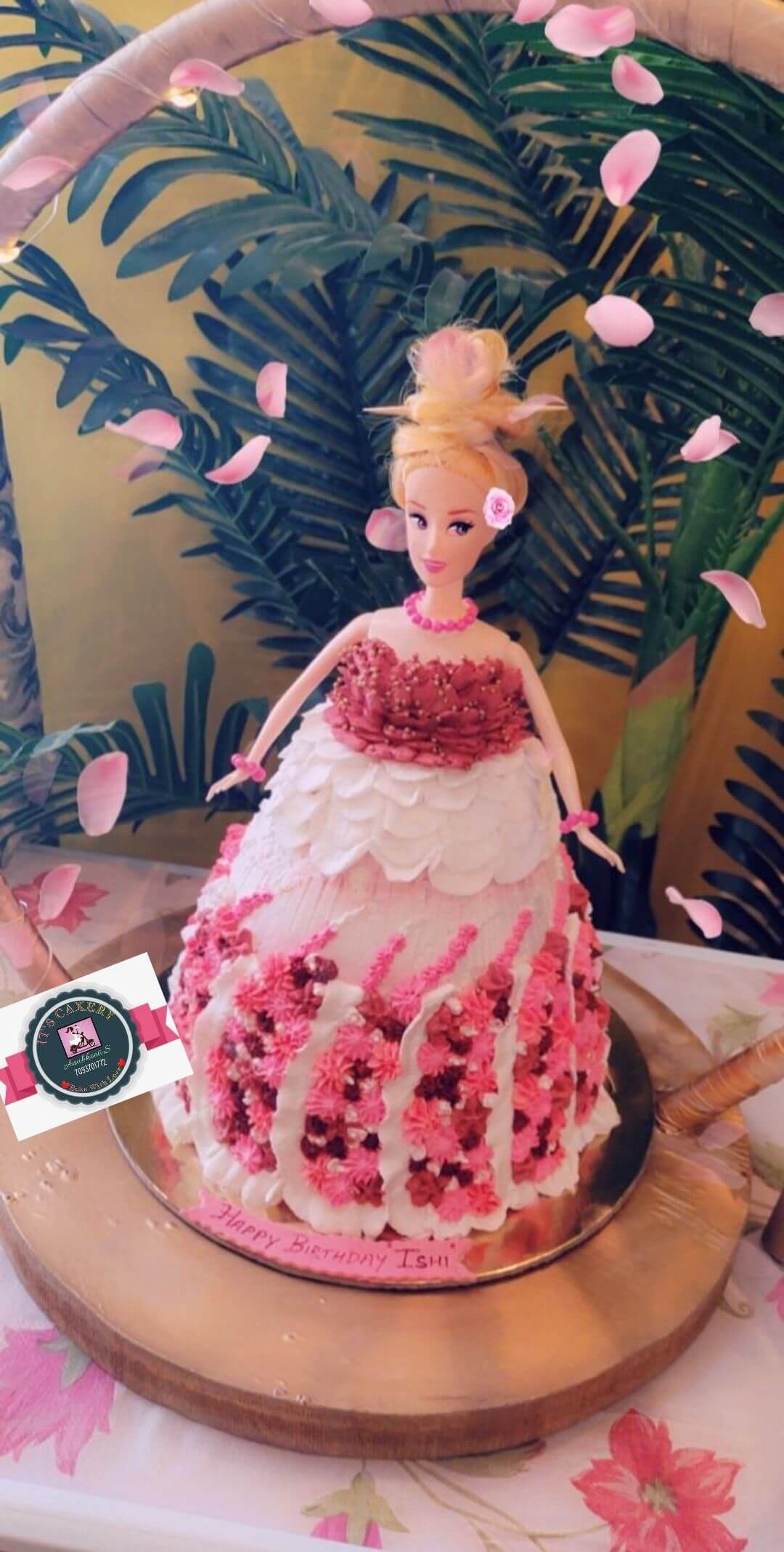 Beautiful Doll Cake
