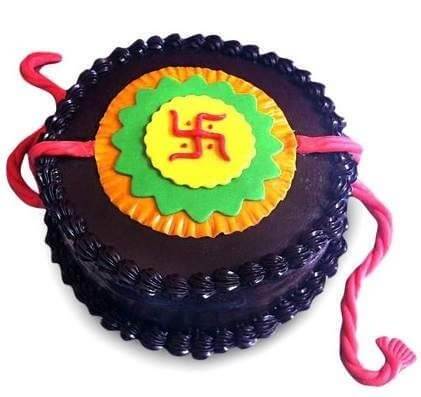 Chocolate Truffle Rakhi Theme Cake