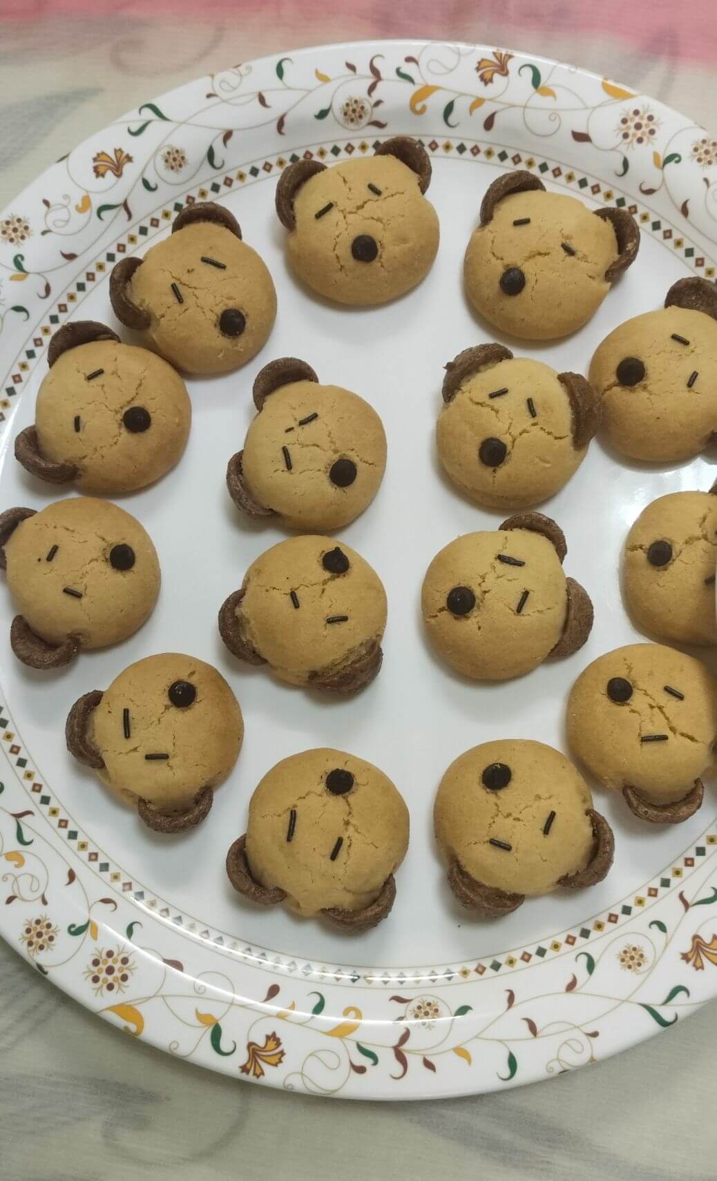 Puppy Face Butter Cookies