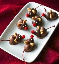 Chocolate Cherry Mice