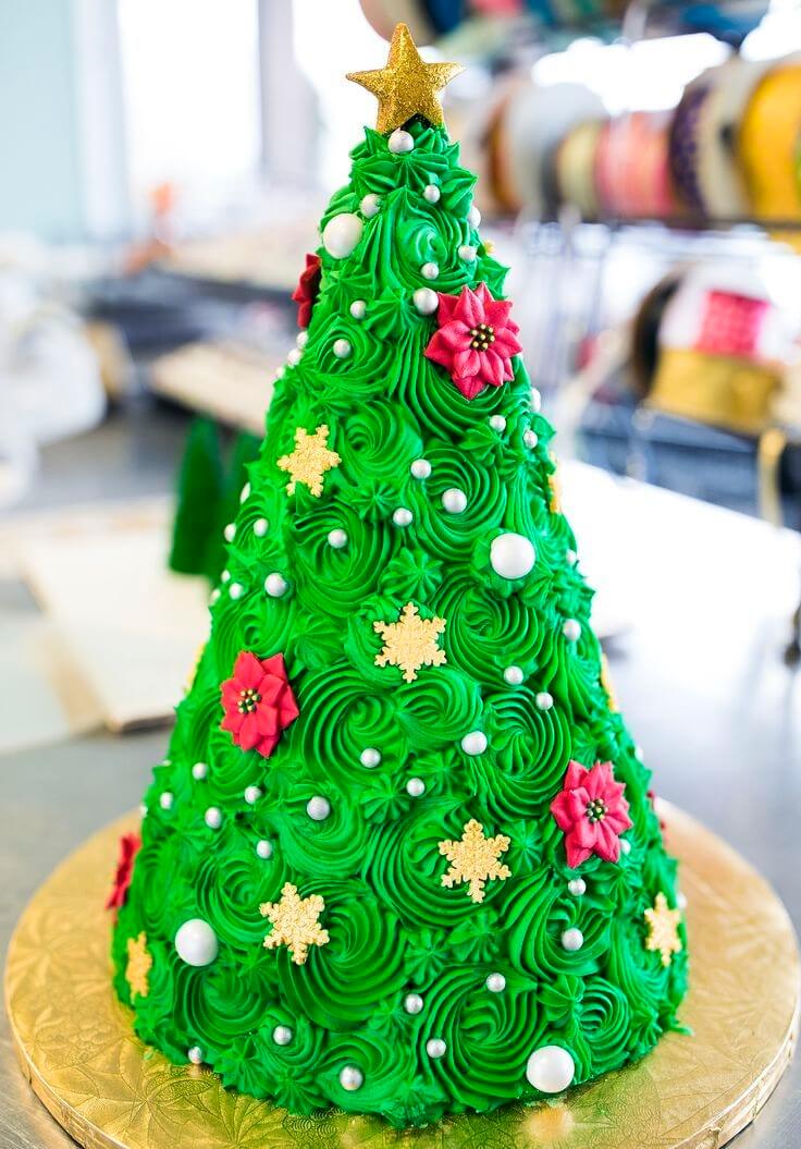 Christmas Tree Cake