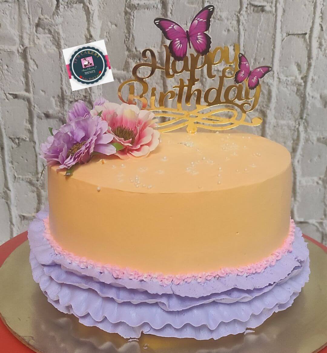 Blueberry Birthday cake