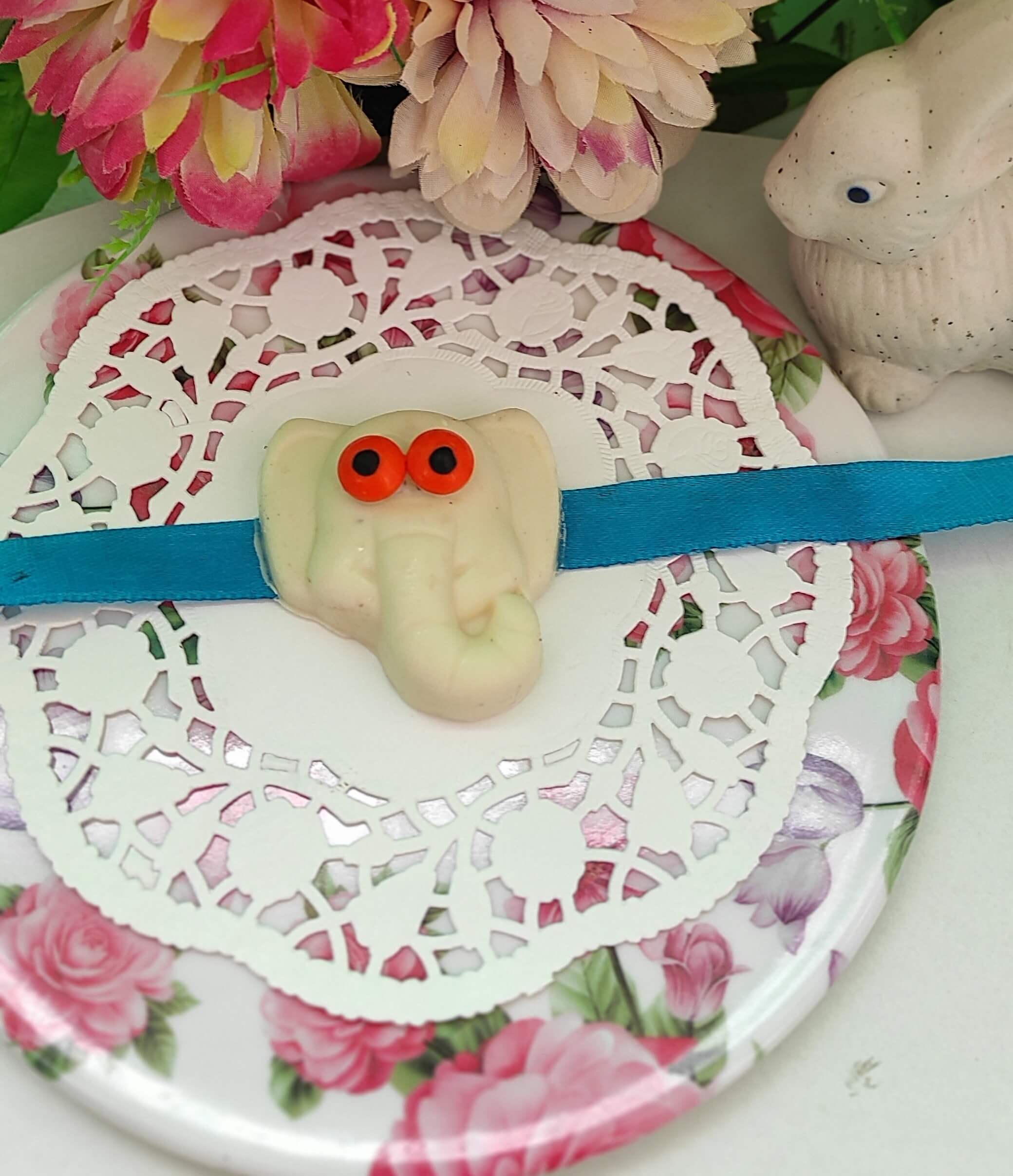 Ganesha White Chocolate Edible Rakhi