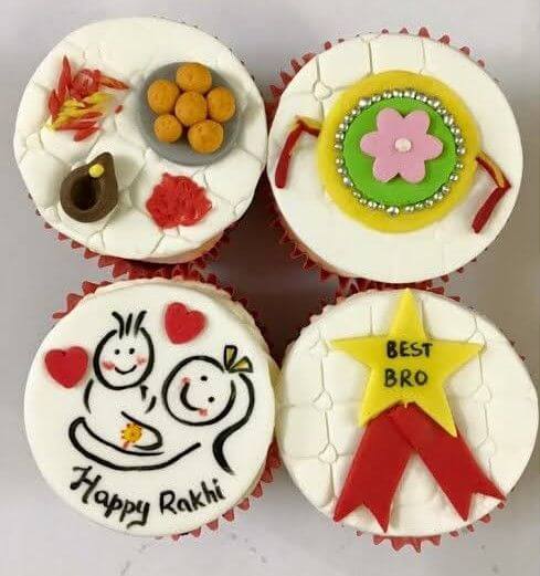 Rakhi Theme Assorted Cupcakes