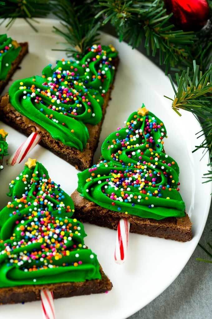 Brownie Christmas Tree