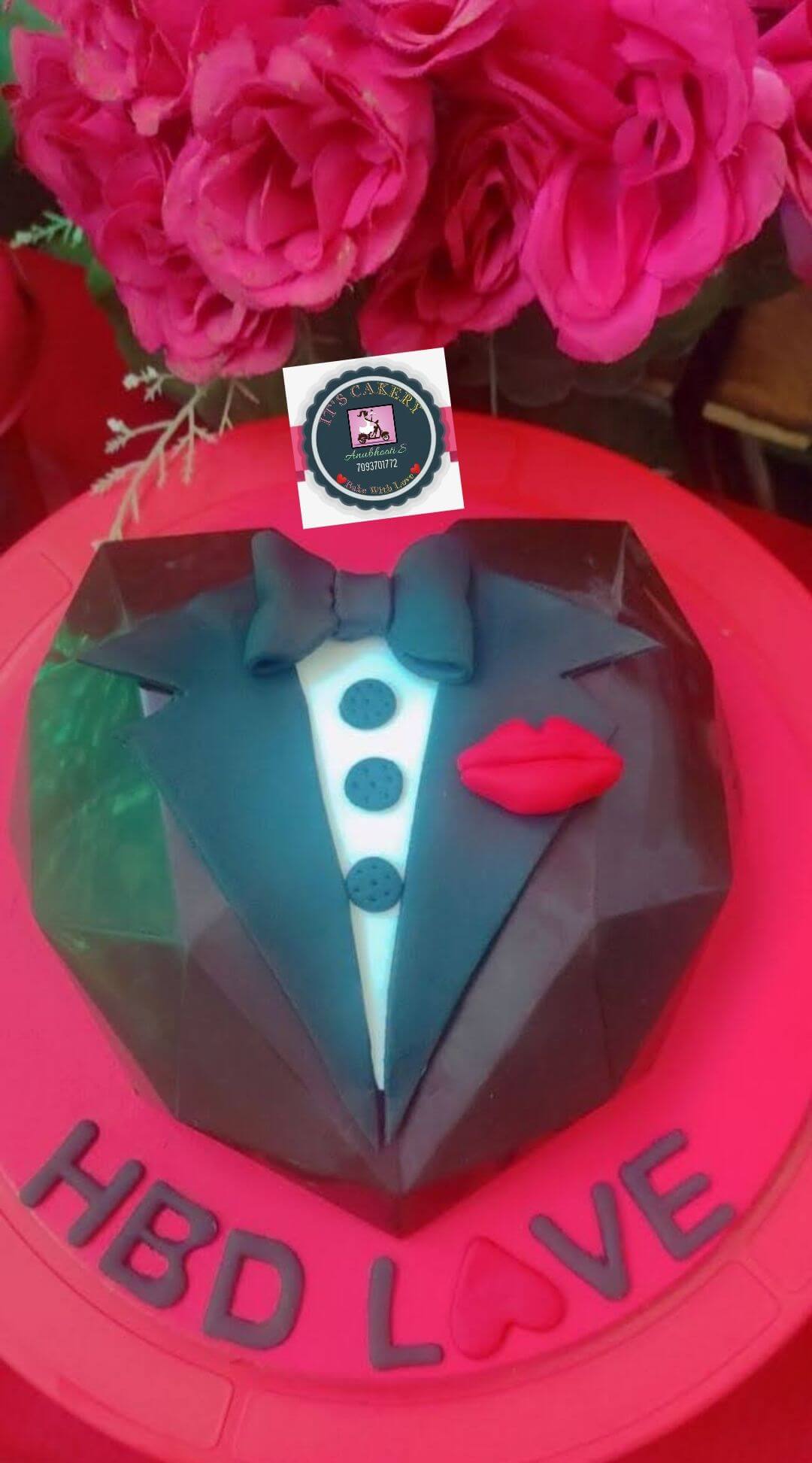 PINATA TUXEDO CAKE