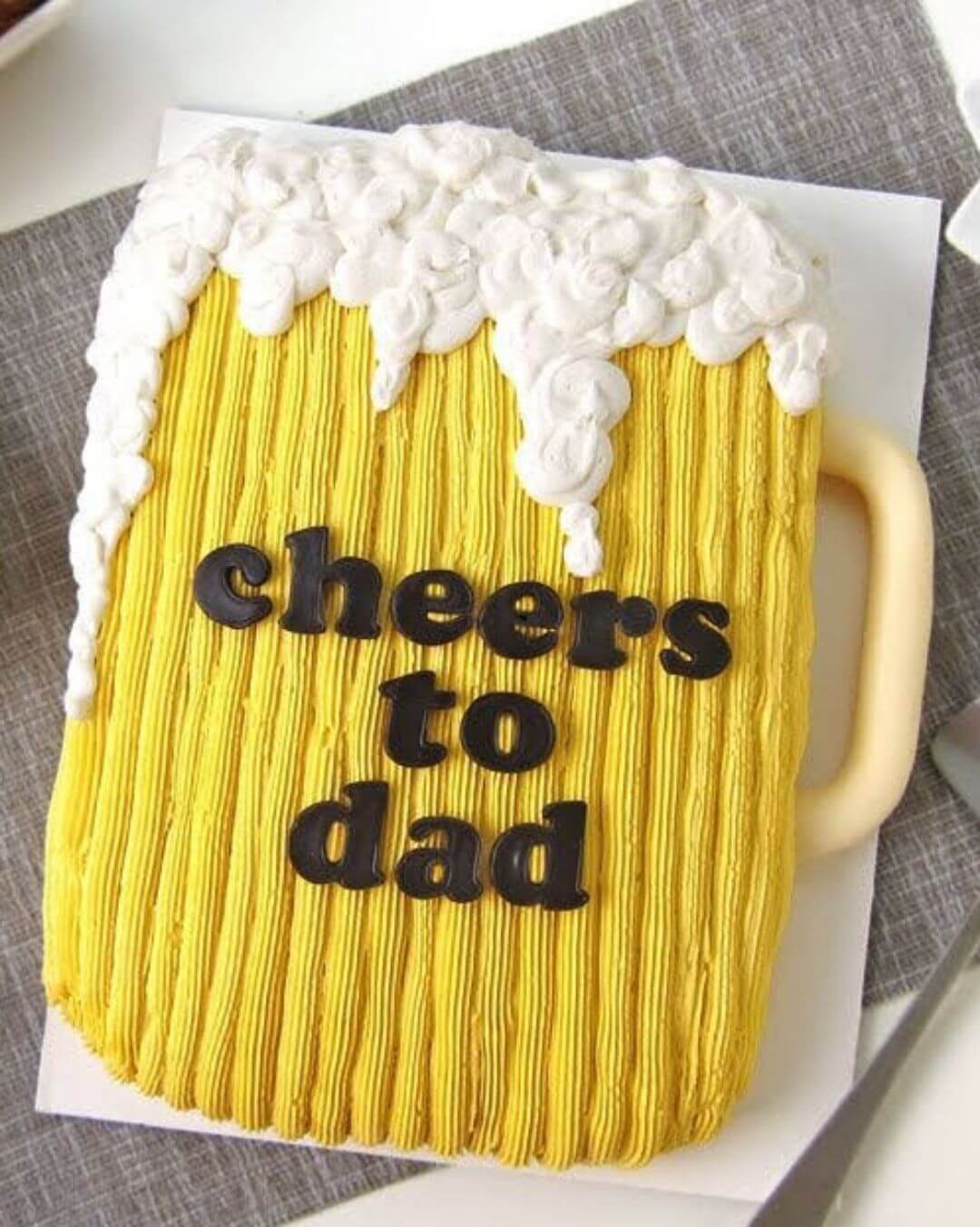 BEER MUG THEME CAKE