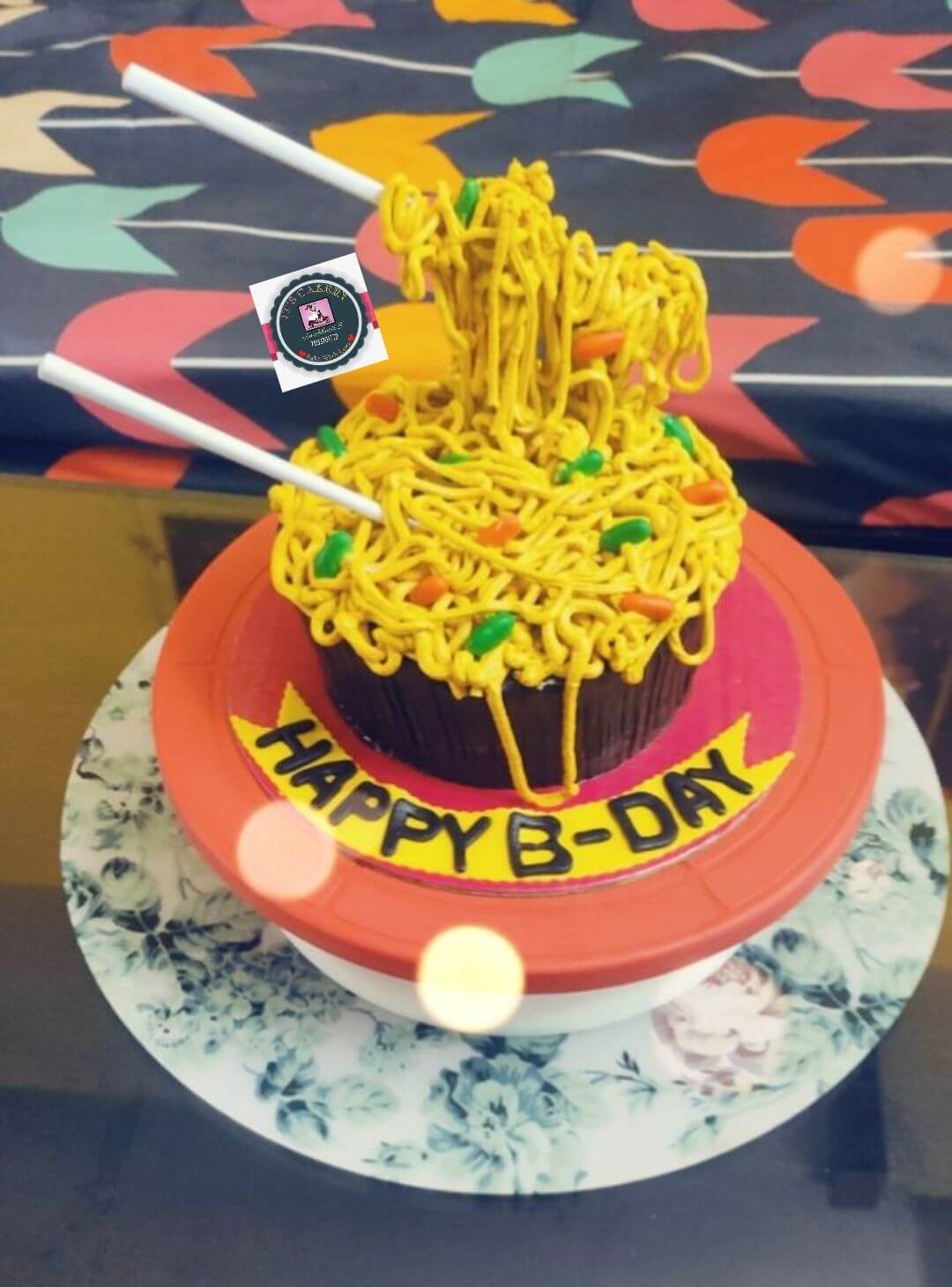 Antigravity Maggie Bowl Theme Cake