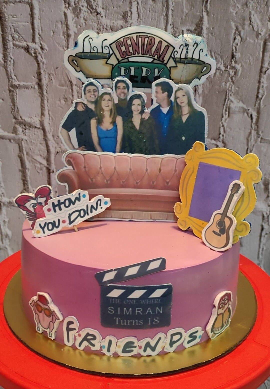 FRIENDS THEME CAKE