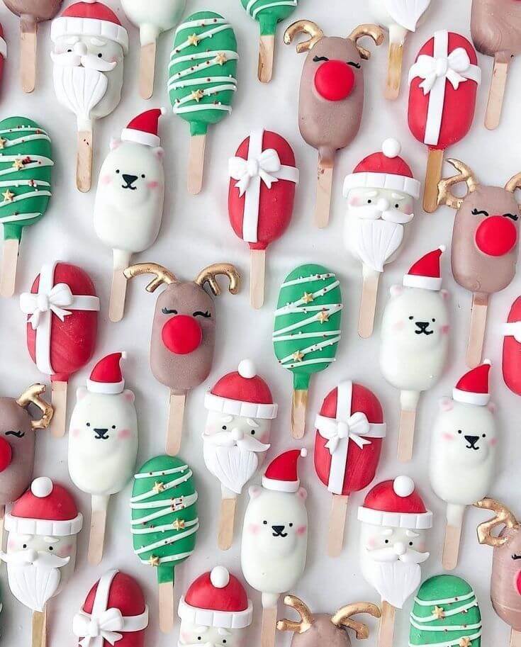 Christmas Theme Popsicle