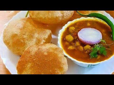 Rice Puri with Aalu dum ki sabji