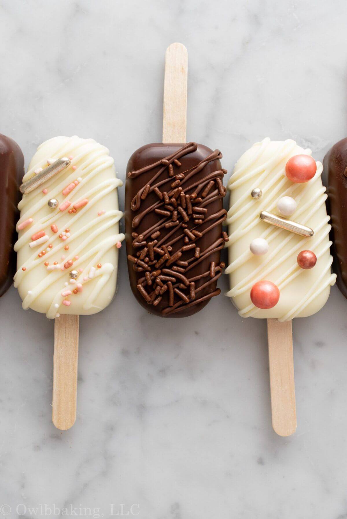 ice cream shaped popsicles