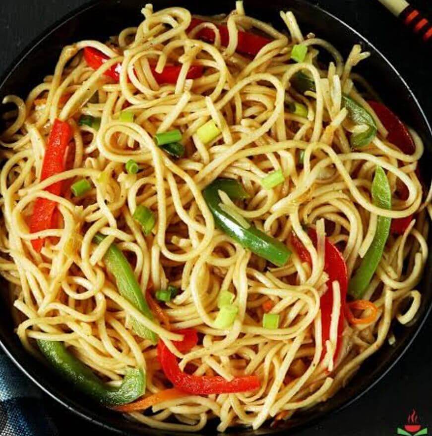 veg hakka noodles
