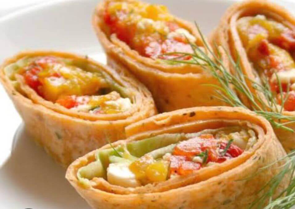 Corn cheese veg roll