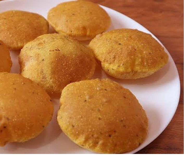 Rice crispy puri