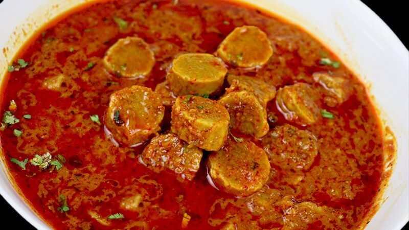 Rajasthani Gatta Curry (Gatte ki Sabji)