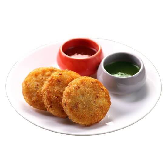 Crispy aloo tikki