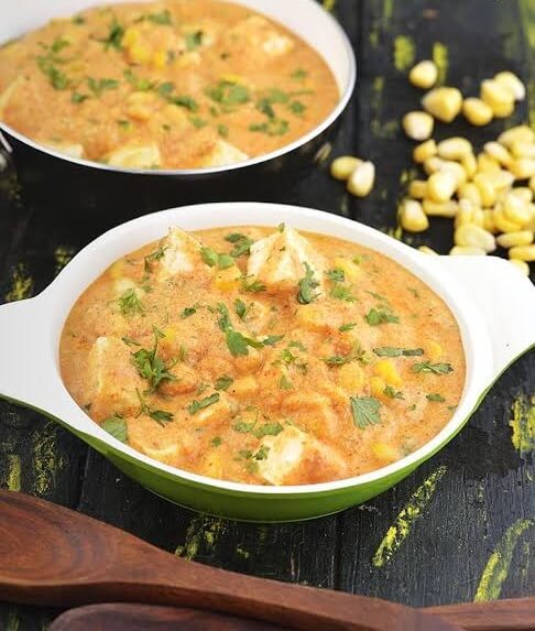 Paneer & Corn curry